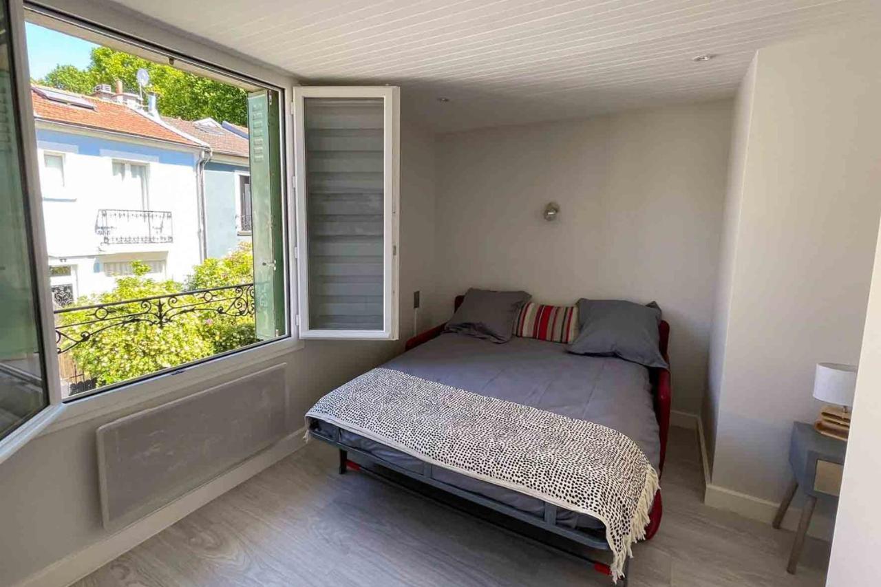 Charming Townhouse With Garden In The City Of Love Parijs Buitenkant foto