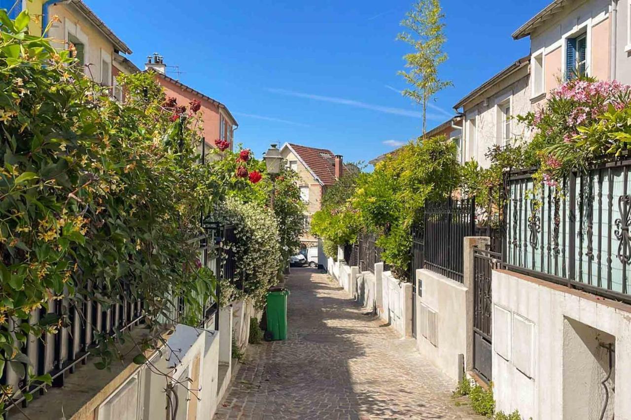 Charming Townhouse With Garden In The City Of Love Parijs Buitenkant foto